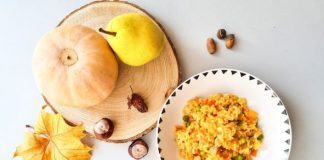 Jesenski rižoto s tikvom